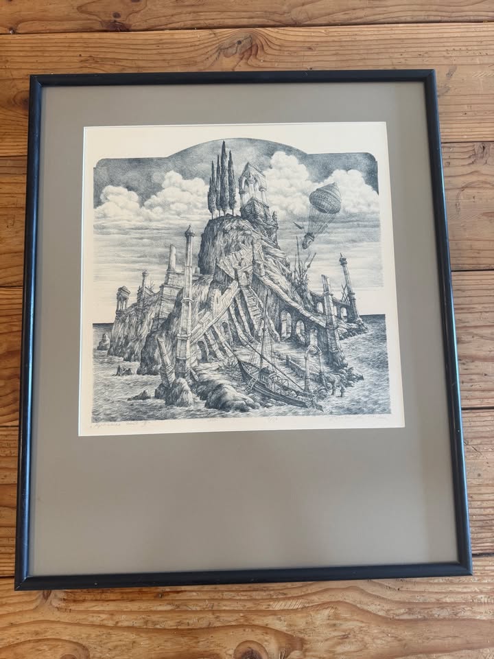 Framed Crimean Suite II lithograph